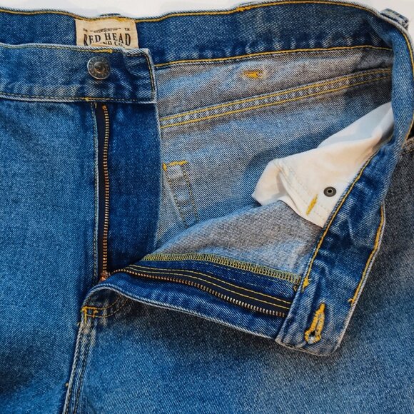 Red Head Jeans classic straight leg men's size 38X30 denim blue - Picture 7 of 12